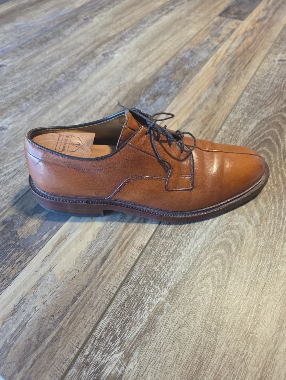 Allen Edmonds - Dickson Split Toe Blucher Shoes - 9E - Chestnut Brown